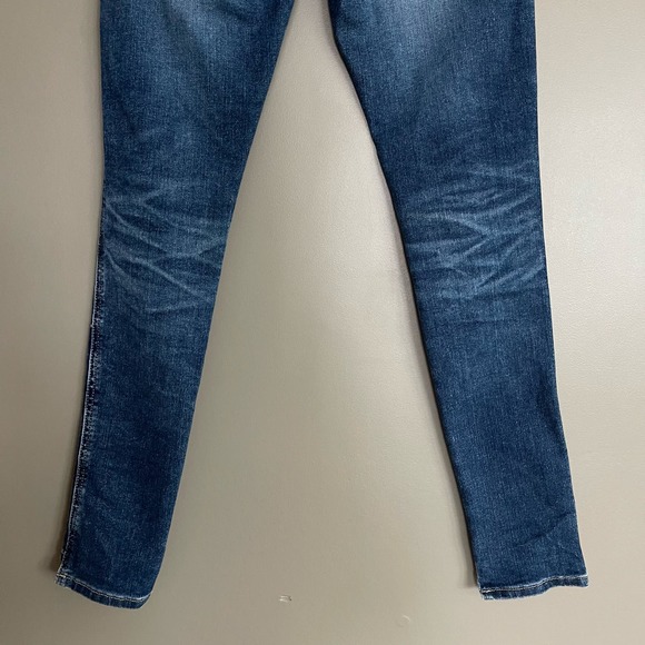 AG Adriano Goldschmied Farrah High Rise Ankle Jeans Size 26 Blue Stretch Denim - Picture 14 of 16